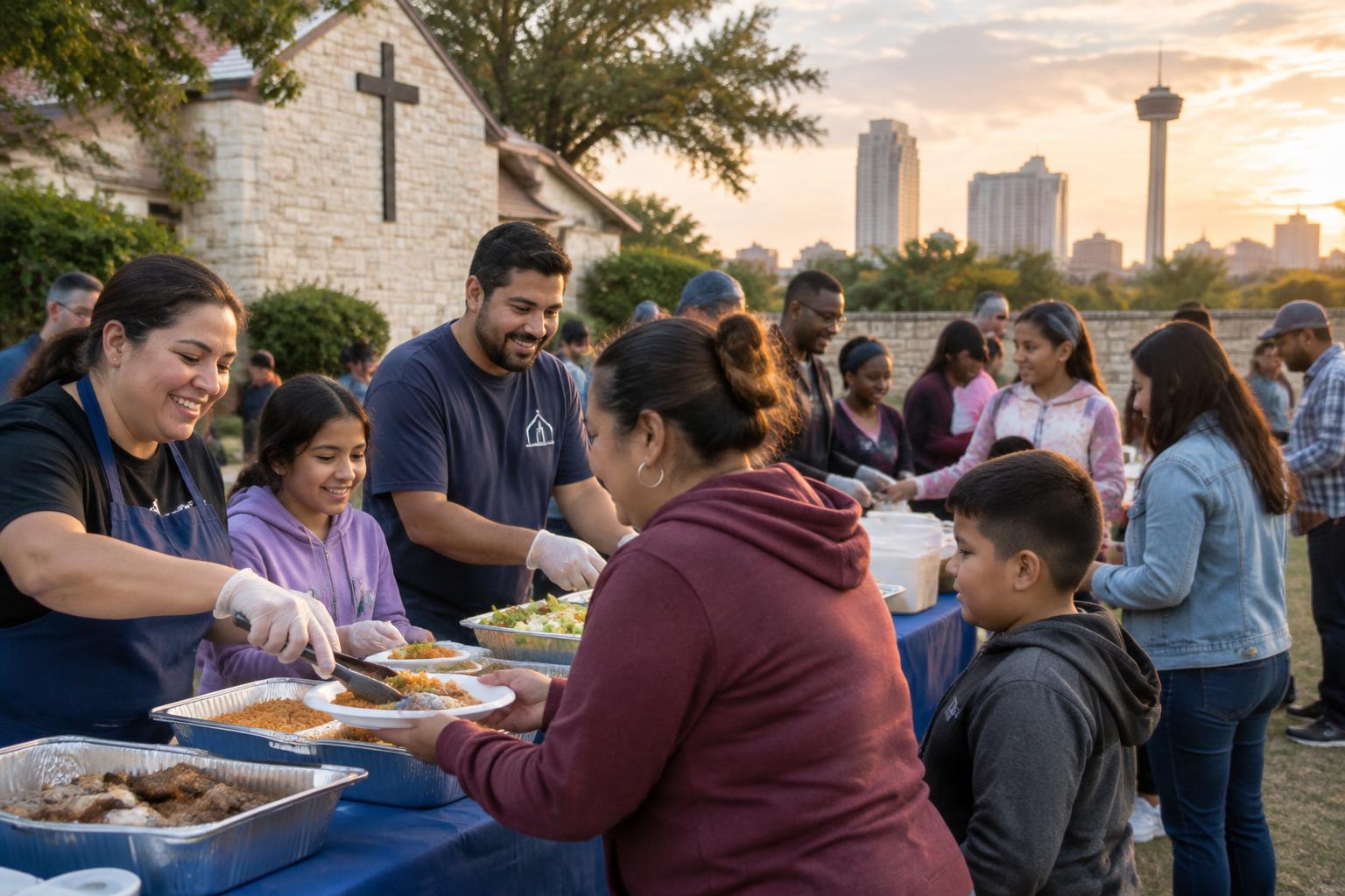 Anchored SA volunteers serving neighbors in San Antonio